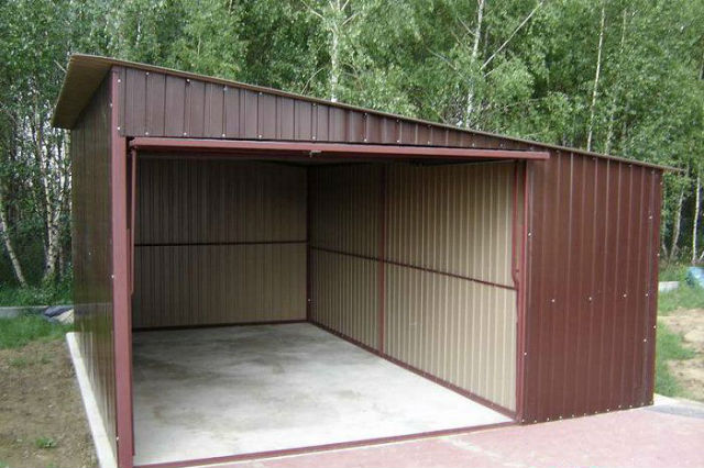Легкий способ сделать односкатную крышу гаража