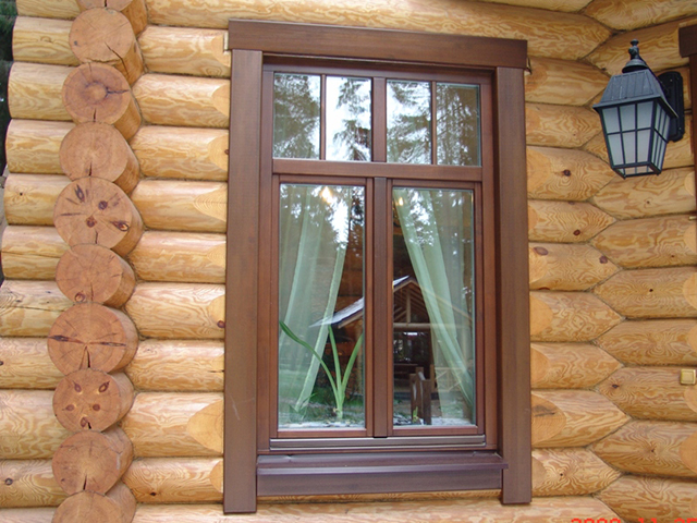 деревянные окна в дом